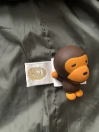 (SZ OG L) 09' Bape 1st Green Plaid Camo Down Jacket – Image 7