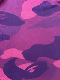 (SZ L) 11' Bape Purple Zoom Camo Full Zip Hoodie – Image 6