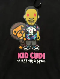 (SZ L) 21' Bape X Kid Cudi Baby Milo Pullover Hoodie – Bild 2