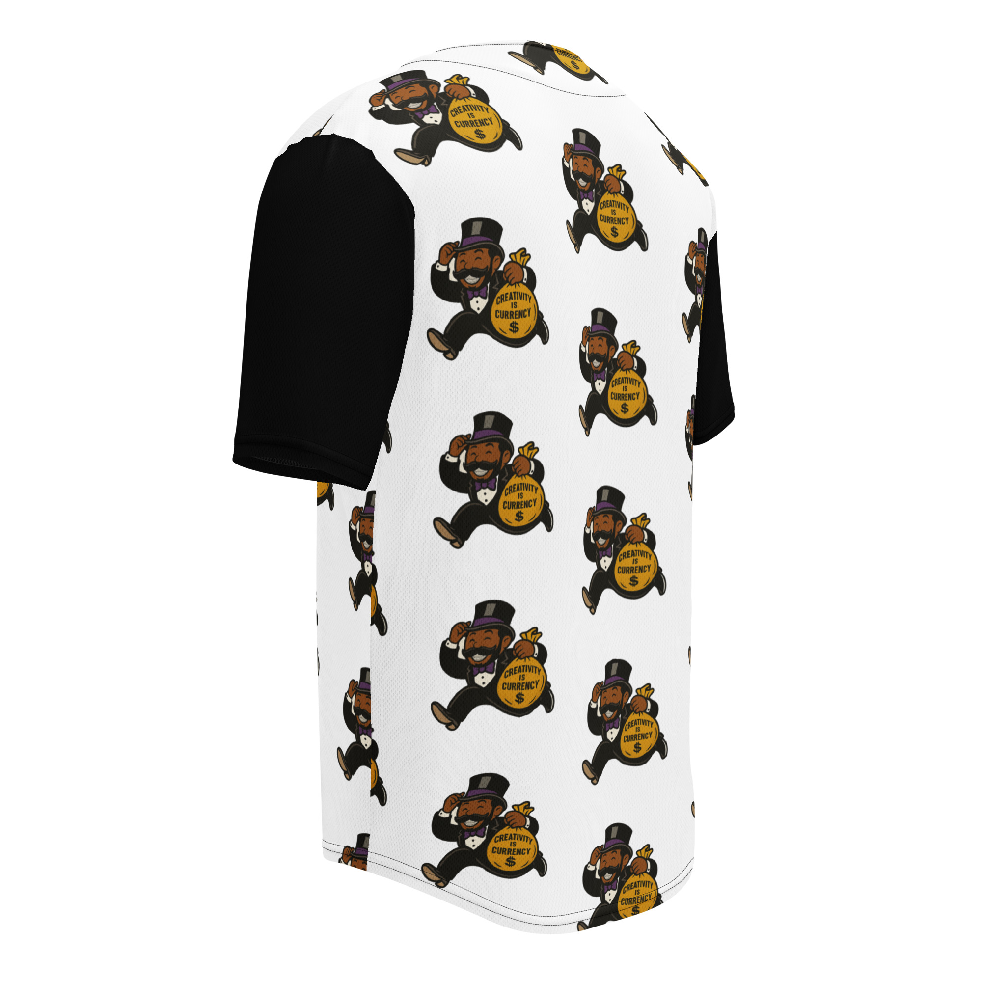 Creativity is Currency Baseball Jersey – Image 2