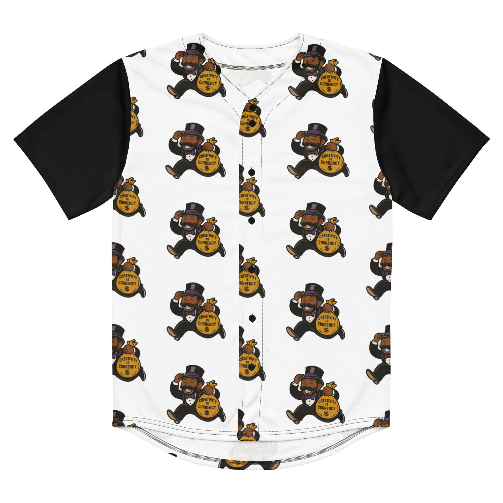 Creativity is Currency Baseball Jersey – Image 5