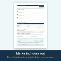 Three Mocks And A Test Day - A4 – Image 4