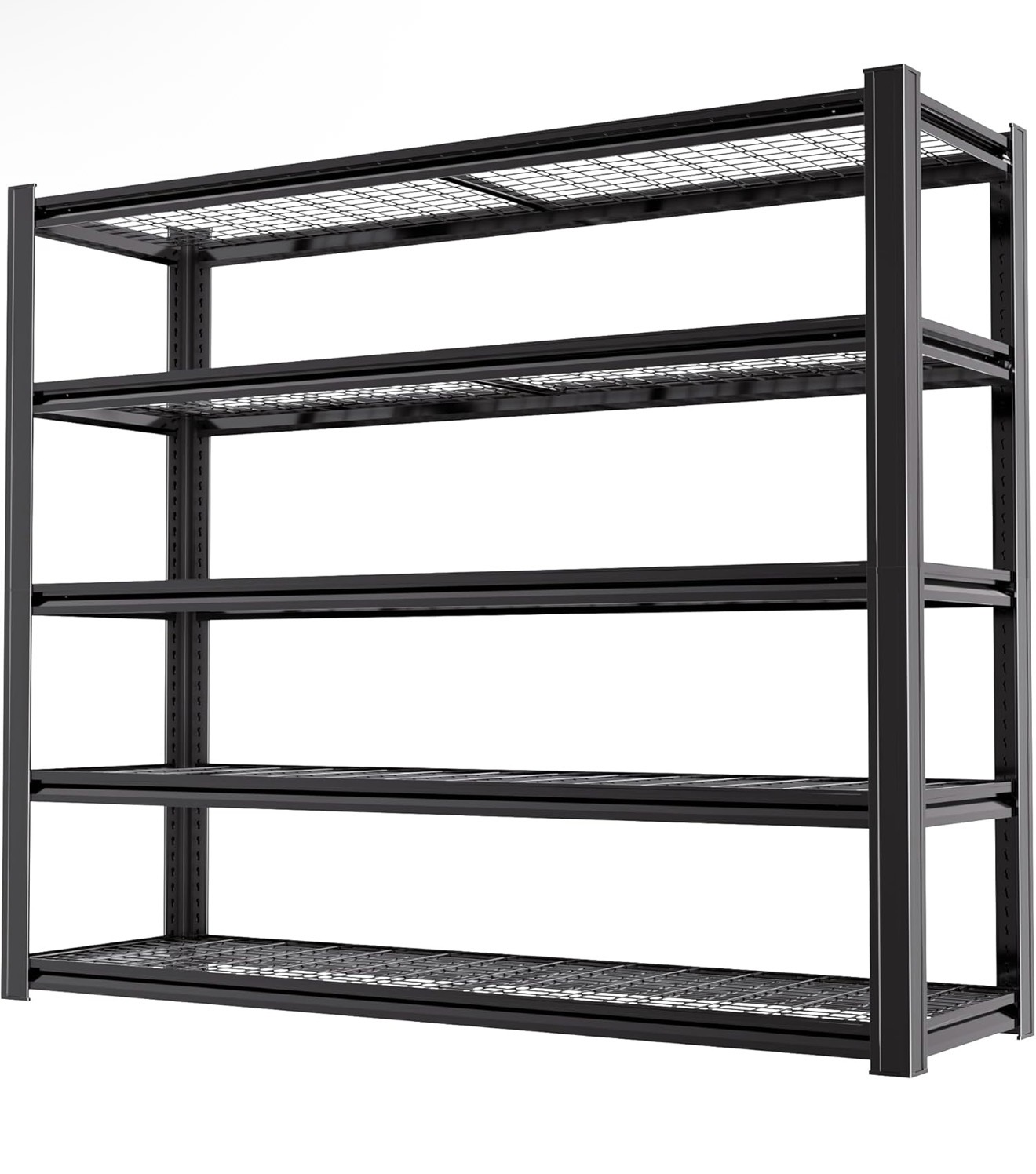 Heavy Duty Metal Shelving 3500LB  (6ft tall, 5ft long) – Image 1