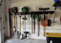 Hook and Rail Tool Storage (4ft & 7 hooks) – Image 2