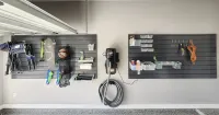 Garage Slatwall Storage System (4x8ft with 15 hooks) – Image 2
