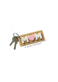 "MOM" keychain – Image 1