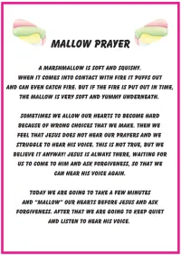 Mallow Prayer Activity – Image 1