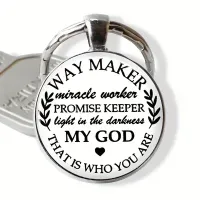 Stainless Steel Inspirational Keychains – Image 6