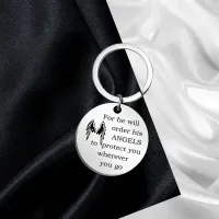 Stainless Steel Inspirational Keychains – Image 1