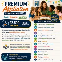 Children’s Ministry Affiliation Subscription  – Premium Affiliation ( 3 x R 850 ) 