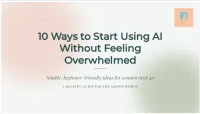 10 Ways to Start Using AI Without Feeling Overwhelmed – Image 1