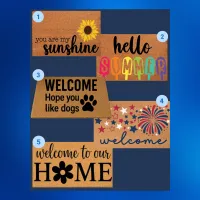 6/13 Summer Doormats @ 6 PM – Image 1