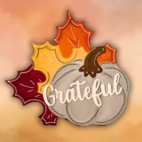 Tues. Sept. 22 @ 6 PM - Fall Fest Door Hangers – Gray Pumpkin