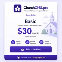 Basic ChurchCMS Membership – Image 1