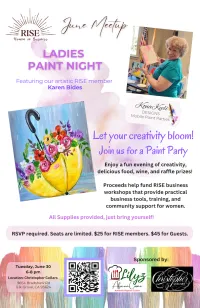 Ladies Paint Night Fundraiser – Image 1