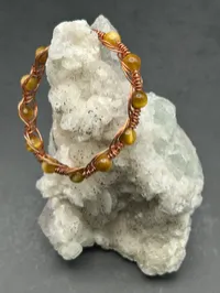 Egyptian Style Wire Wrapped Band Bracelet – Image 3