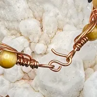 Egyptian Style Wire Wrapped Band Bracelet – Image 5