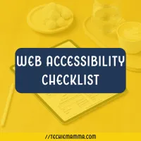 Web Accessibility Checklist – Image 1