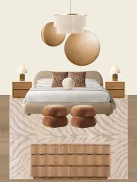 Camel & Cream Bedroom – Image 1