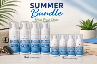 4 Bottle Bundle Special Clean Hands Hand Sanitizing Foam 16.9 oz,10 oz,3 oz, 2 oz – Image 2