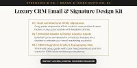 Luxury CRM Email & Signature Design Kit – Image 1