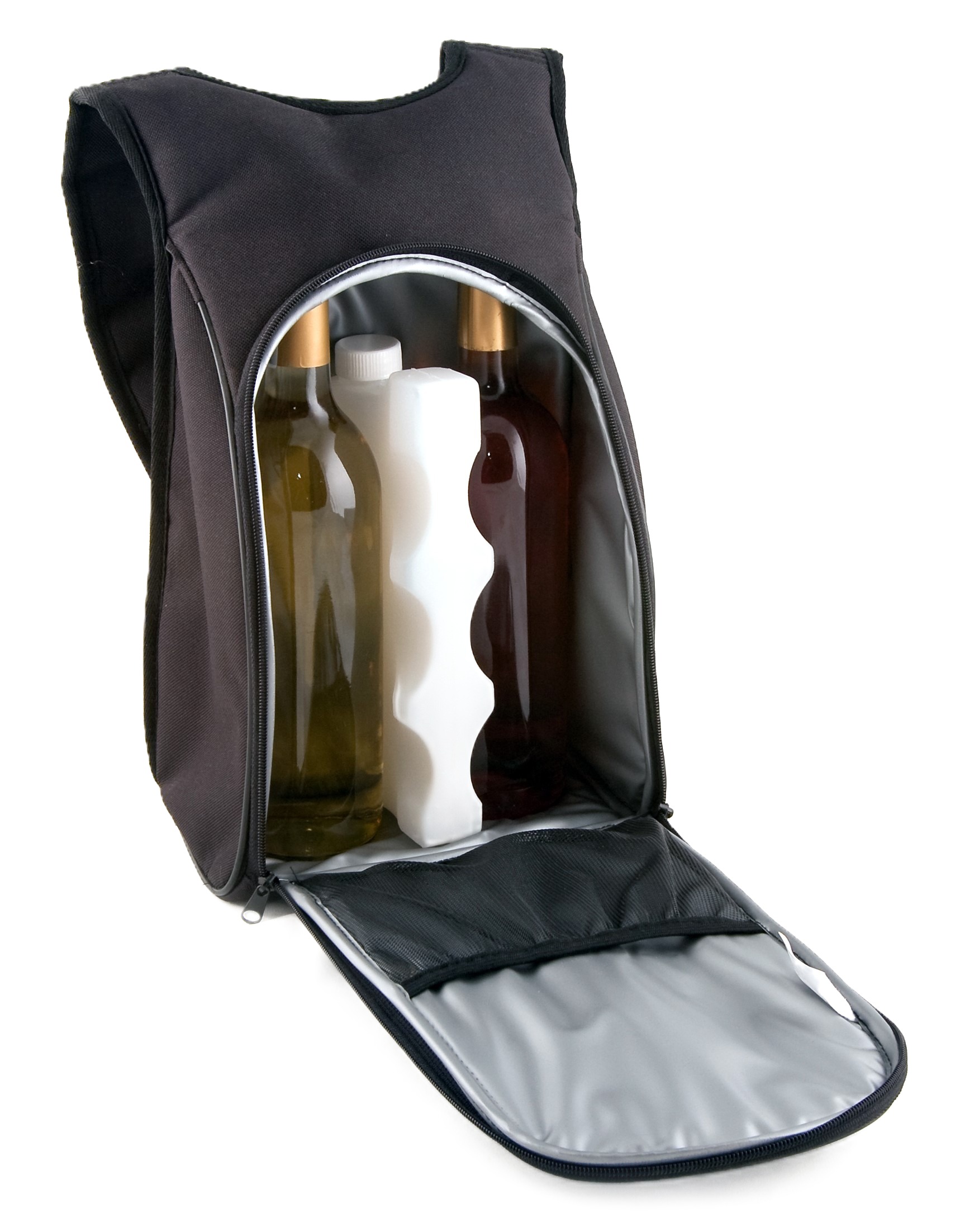 Chic Carry™ 2-Bottle Beverage Tote – Image 1