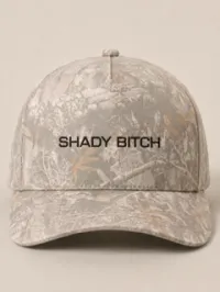 SHADY BITCH Camo Hat – Image 1