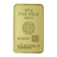 Lingote de oro SEMPSA 2,5 g | 999,9 | LBMA – Image 2