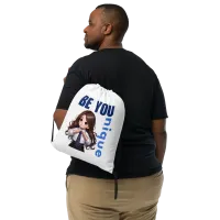 "BE YOUnique" Drawstring bag – Image 1