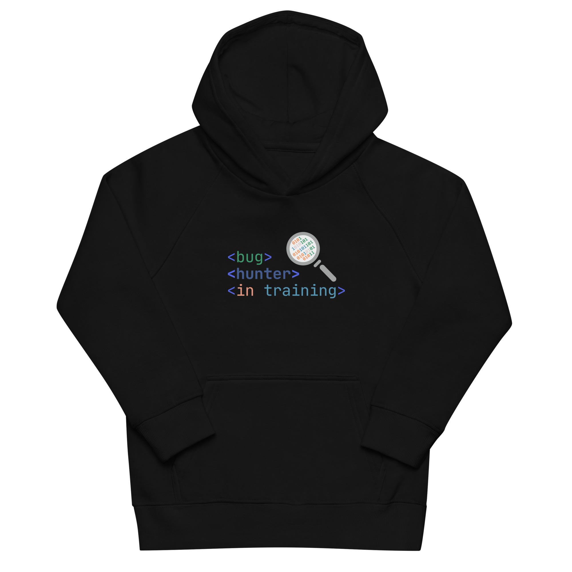 "Bug Hunter in Training" Kids eco hoodie – Image 1