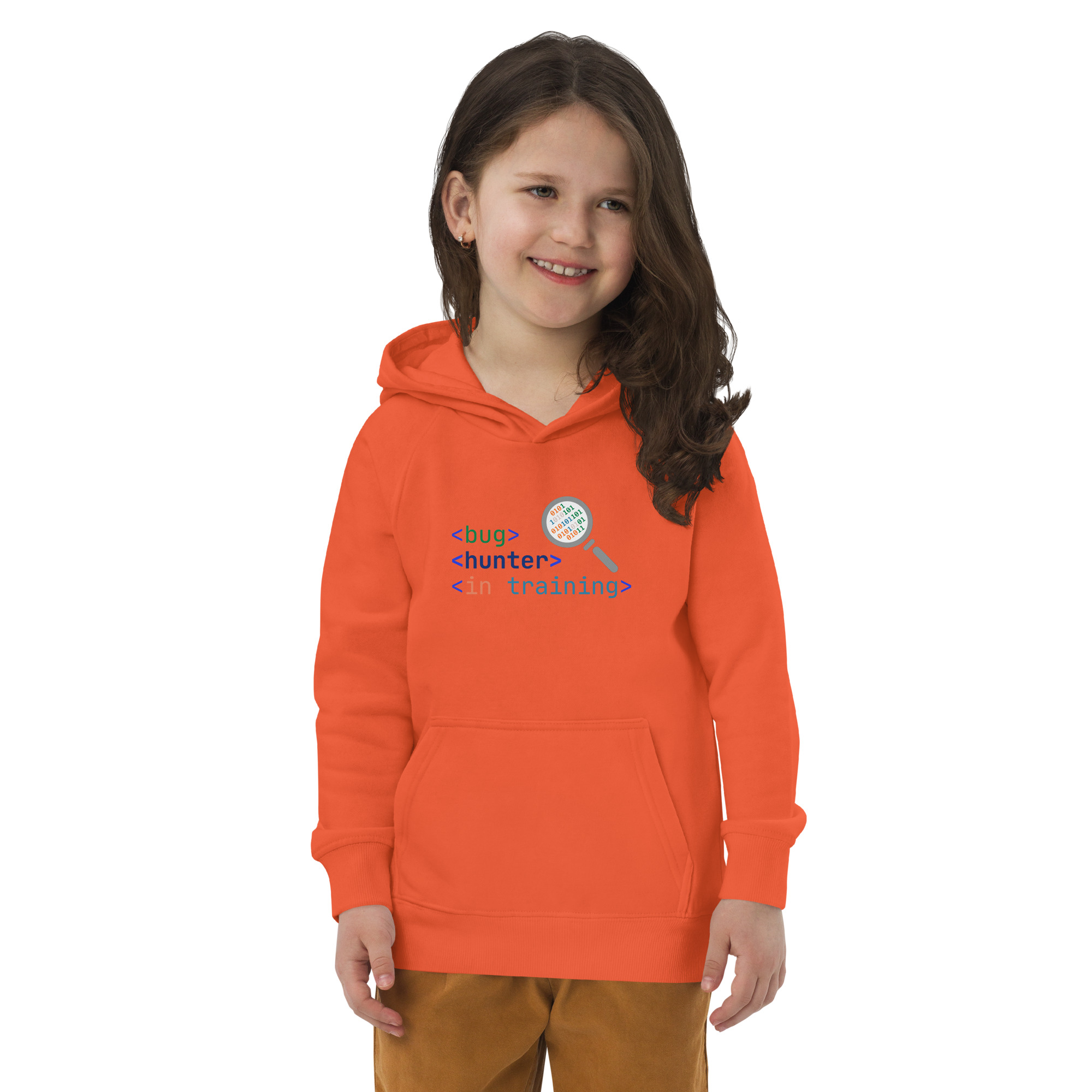 "Bug Hunter in Training" Kids eco hoodie – Image 4