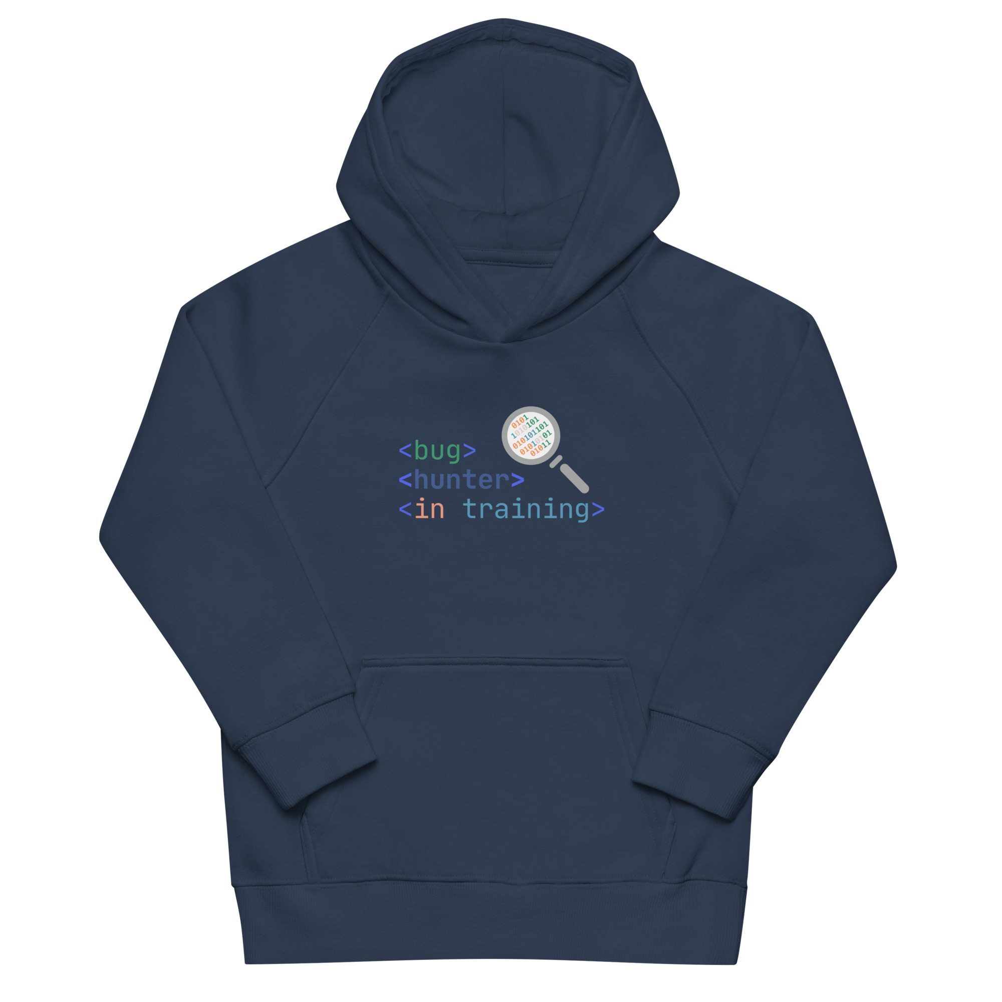 "Dad's Big Helper, Mom's Little Sidekick" Kids eco hoodie – Image 3