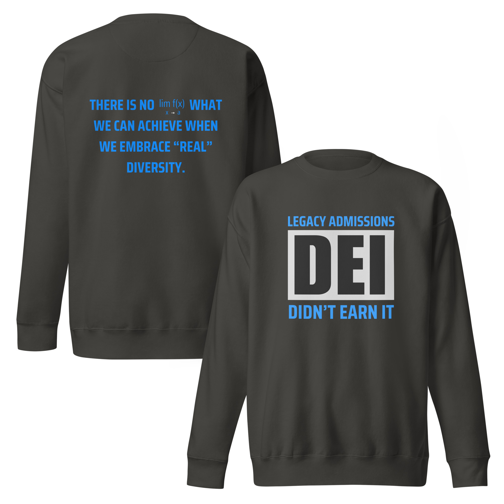 "DEI - Embrace Diversity" Unisex Premium Sweatshirt – Image 3