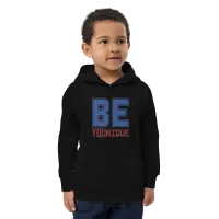 "BE YOUnique" Kids eco hoodie – Image 2