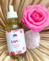 Love Rose Infused Body Oil – Hydrating & Heart-Opening Skincare – Image 2
