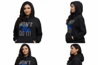 Won’t He Do It Bling Hoodie | Faith2Felicity Statement Hoodie (Blue) – Image 3