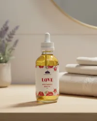 Love Rose Infused Body Oil – Hydrating & Heart-Opening Skincare – Image 1