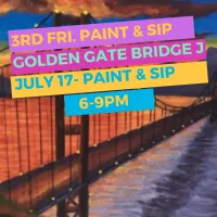3rd Fridays Paint and Sip Night – Image 2