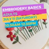 Embroidery Basics Workshop (Saturday) – Image 1