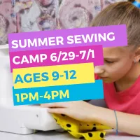 Kids Summer Sewing Camp: Ages 9-12 – Image 1