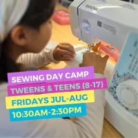 Tween & Teen Sewing Day Camps- Fridays – Image 9