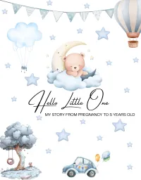 Baby Memory Journal – Printable Baby Milestone Keepsake Book – Baby Memory Journal Blue
