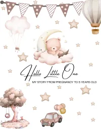 Baby Memory Journal – Printable Baby Milestone Keepsake Book – Baby Memory Journal Brown