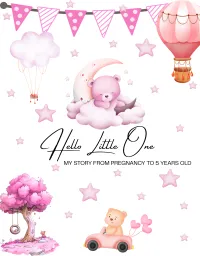 Baby Memory Journal – Printable Baby Milestone Keepsake Book – Baby Memory Journal Pink