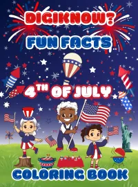 4th of July Coloring Book for Kids – Printable Independence Day Activity Pages – Image 1