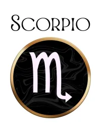 Zodiac Sign Wall Art Print – Personalized Astrology Poster Digital Download – Celestial Symbol, Scorpio