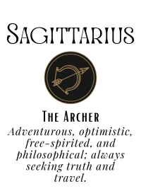 Zodiac Sign Wall Art Print – Personalized Astrology Poster Digital Download – Typography & Illustration, Sagittarius