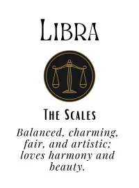 Zodiac Sign Wall Art Print – Personalized Astrology Poster Digital Download – Typography & Illustration, Libra