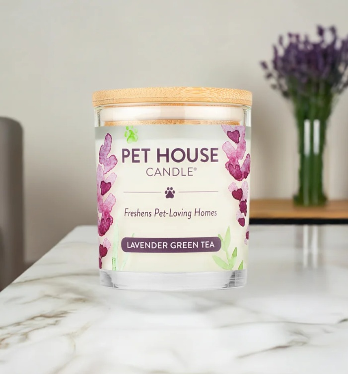 Lavender Green Tea Candle – Image 4