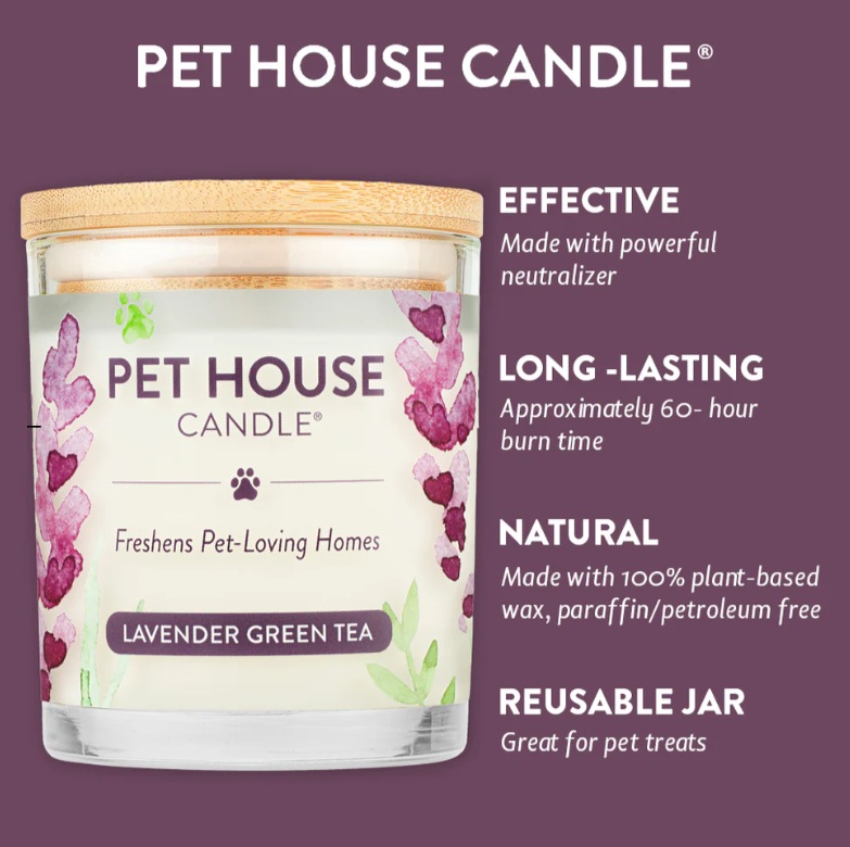 Lavender Green Tea Candle – Image 5